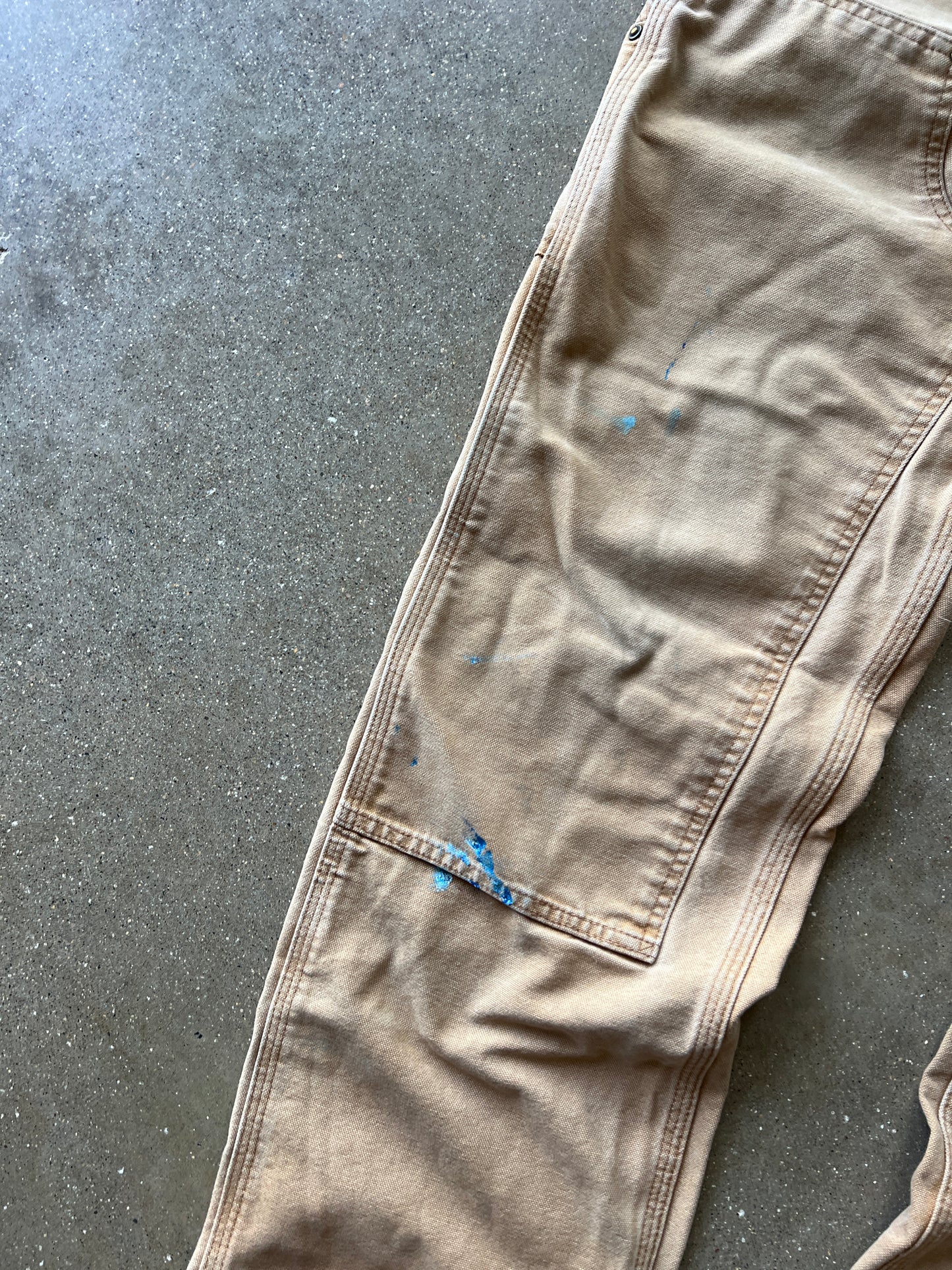 Vintage Tan Carhartt Double-Knee Pants - 32x32