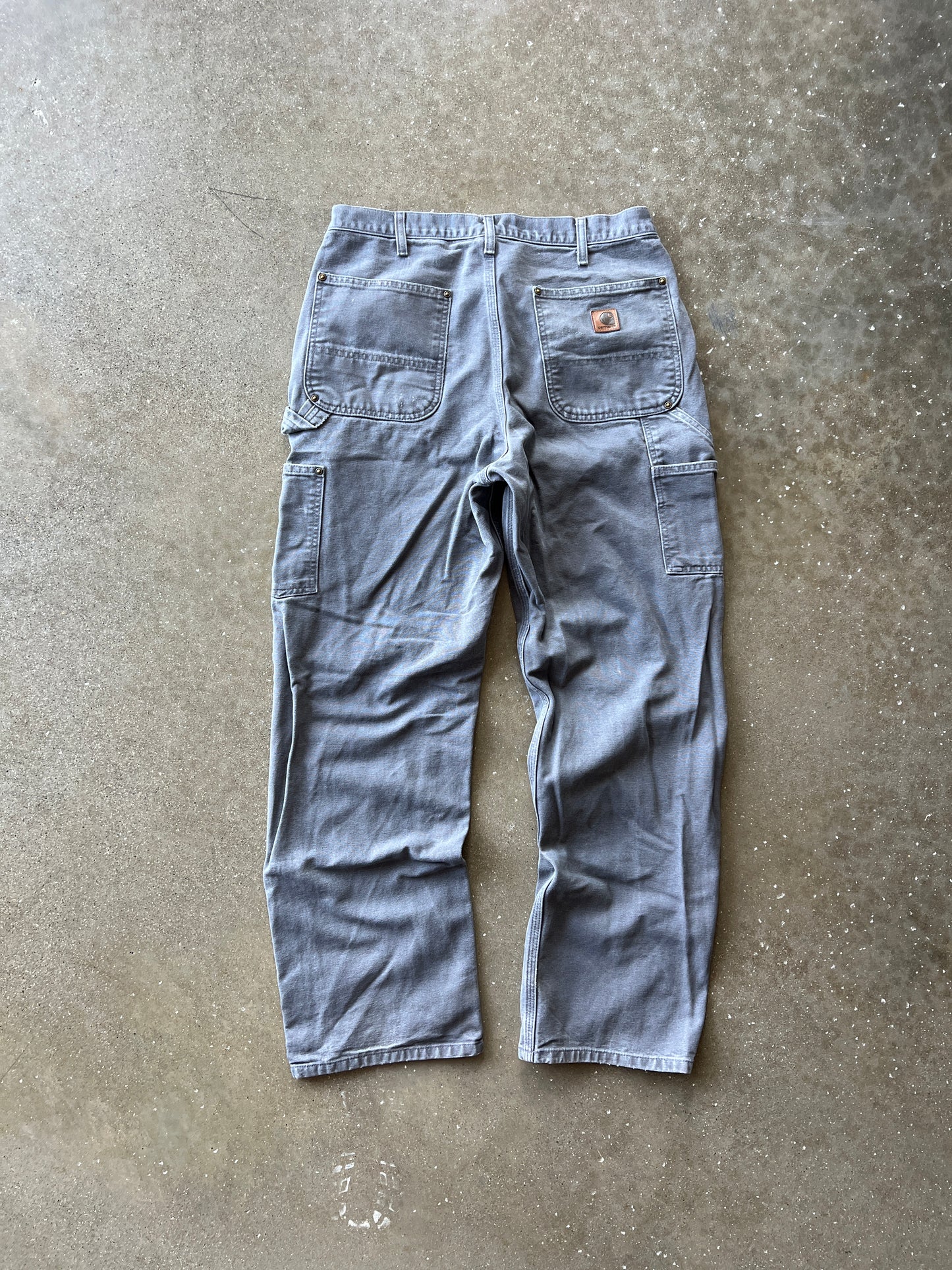 Vintage Grey Carhartt Double-Knee Pants - 32x32