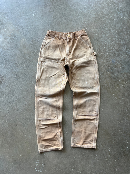 Vintage Tan Carhartt Double Knee Pants - 31x34