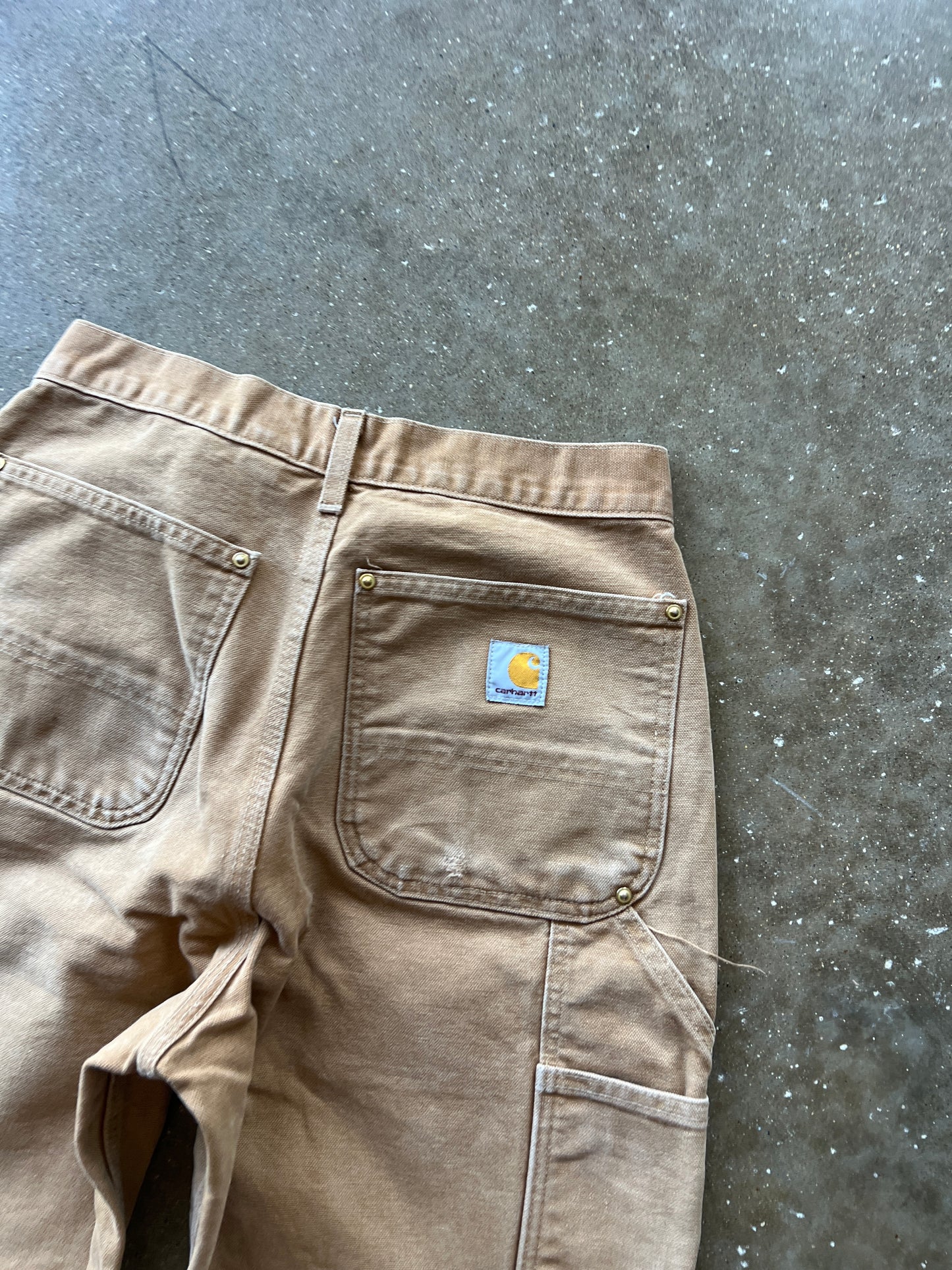Vintage Tan Carhartt Double Knee Pants - 31x34