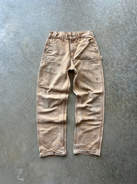 Vintage Tan Carhartt Double Knee Pants - 30x32