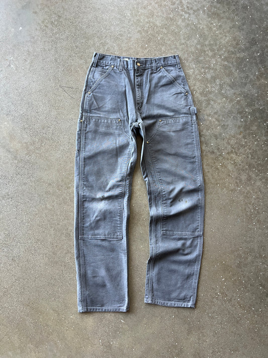 Vintage Grey Carhartt Double Knee Pants - 32x34