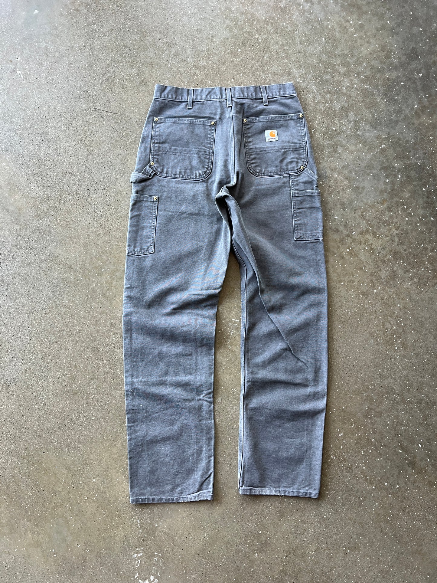 Vintage Grey Carhartt Double Knee Pants - 32x34