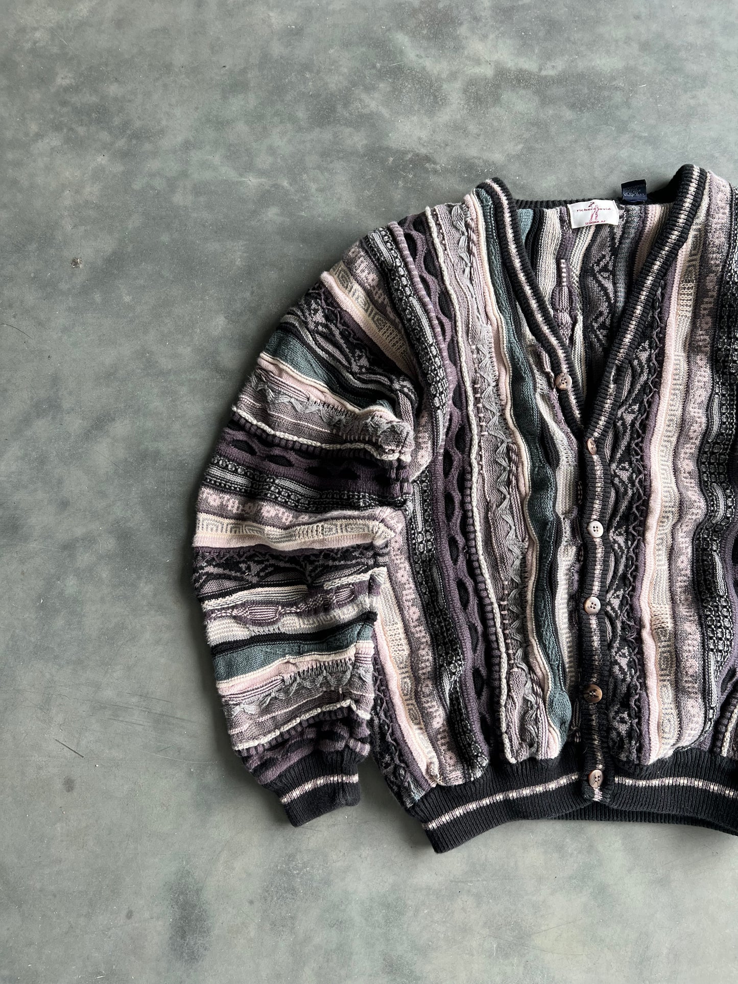 Vintage 90s Green Coogie Style Tundra Sweater - L