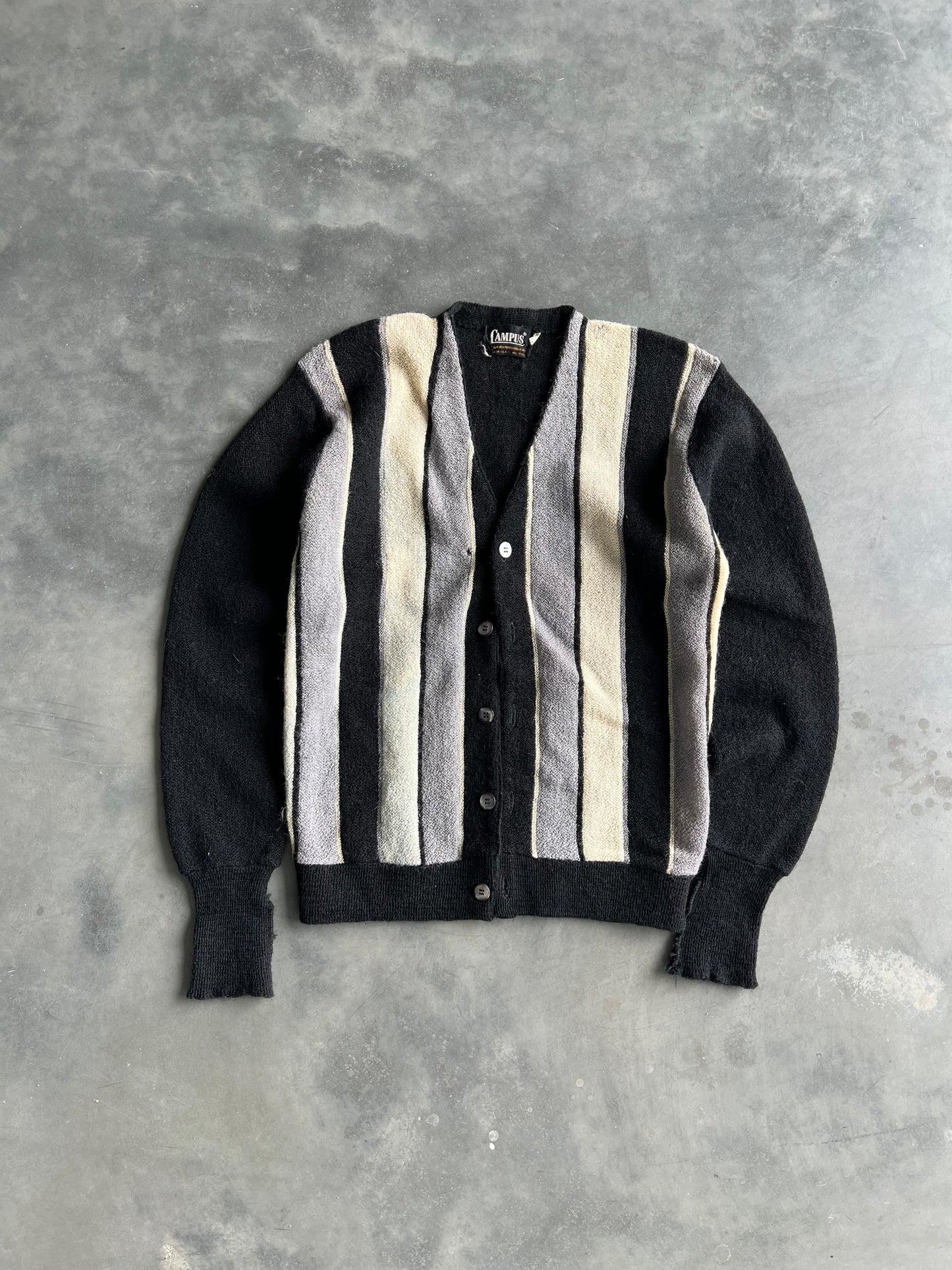Vintage 60s Mohair Cardigan Sweater - M