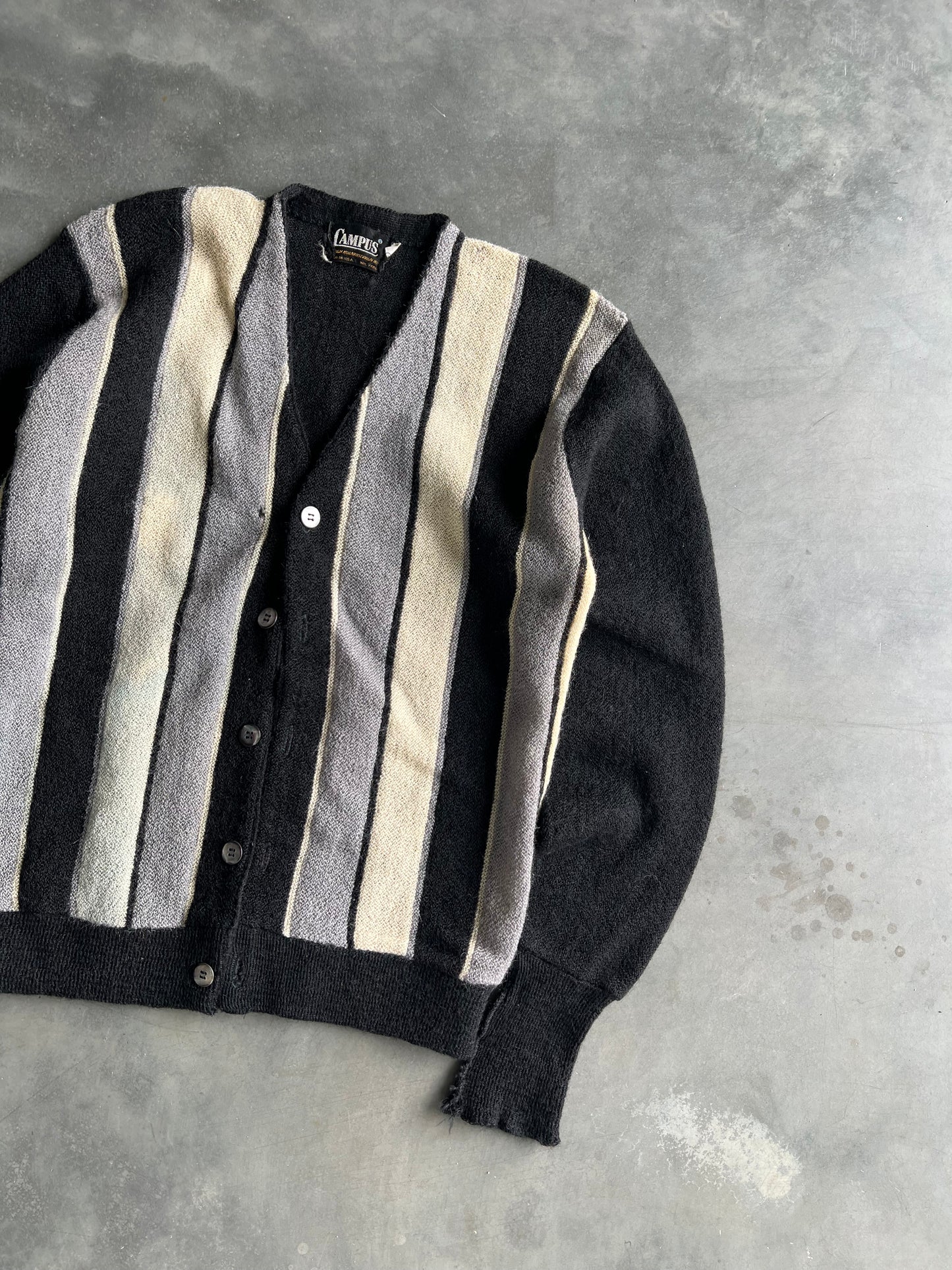 Vintage 60s Mohair Cardigan Sweater - M