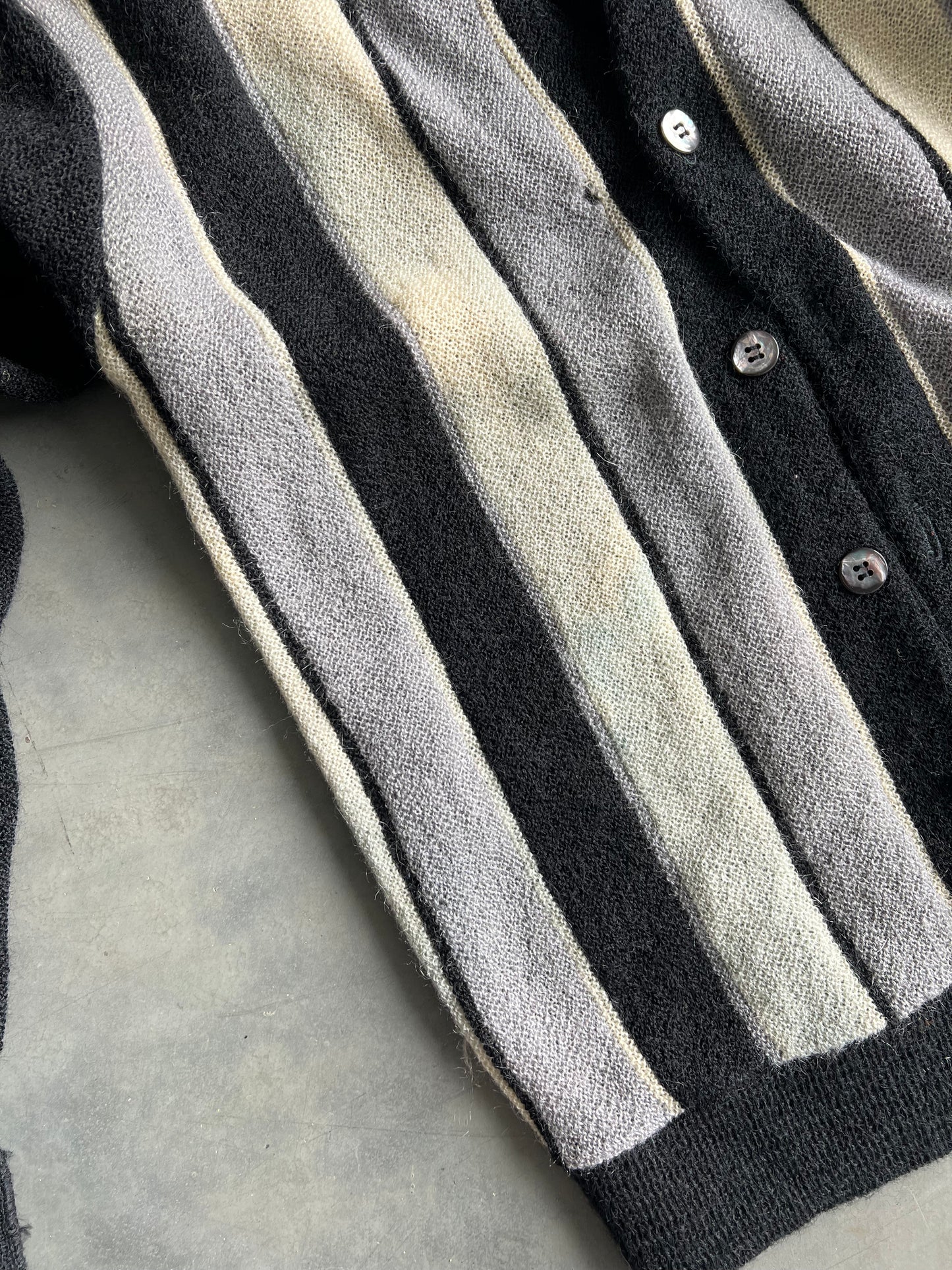 Vintage 60s Mohair Cardigan Sweater - M