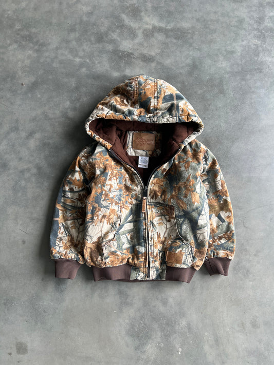 Vintage Forest Camo Youth Jacket - YM
