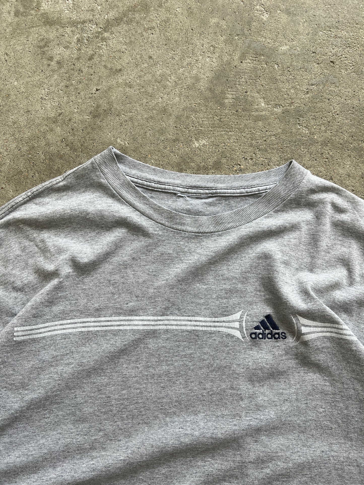 Vintage Embroidered Adidas Shirt - XL