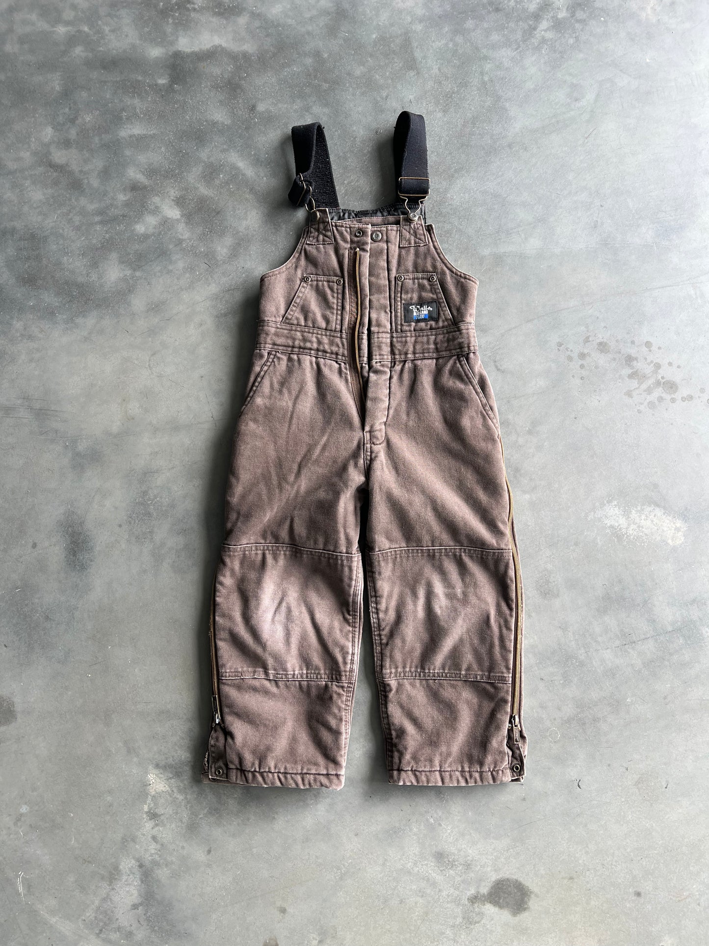 Vintage Mocha Brown Walls Coveralls - YS