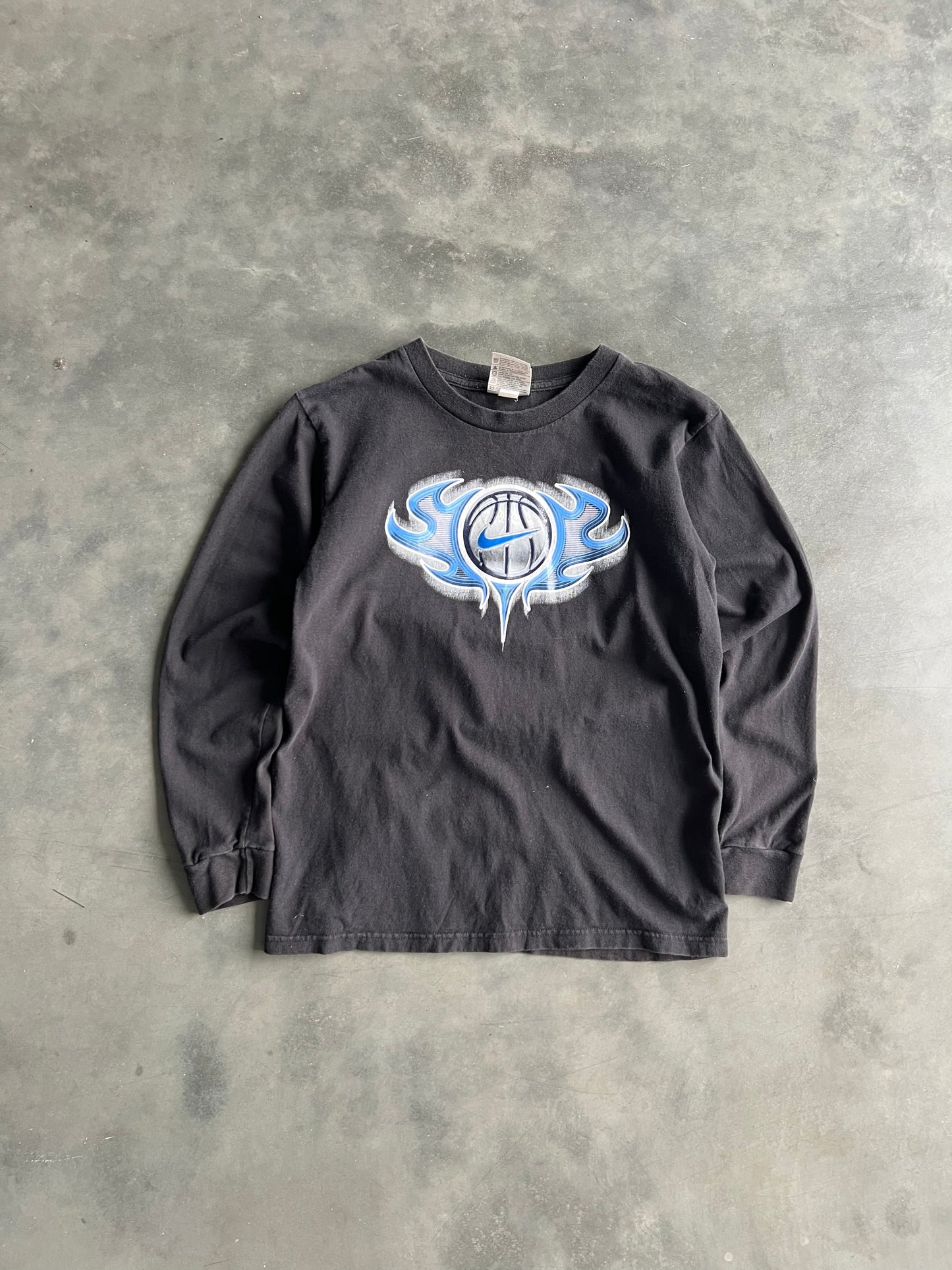 Vintage Black Nike Swoosh Shirt - M