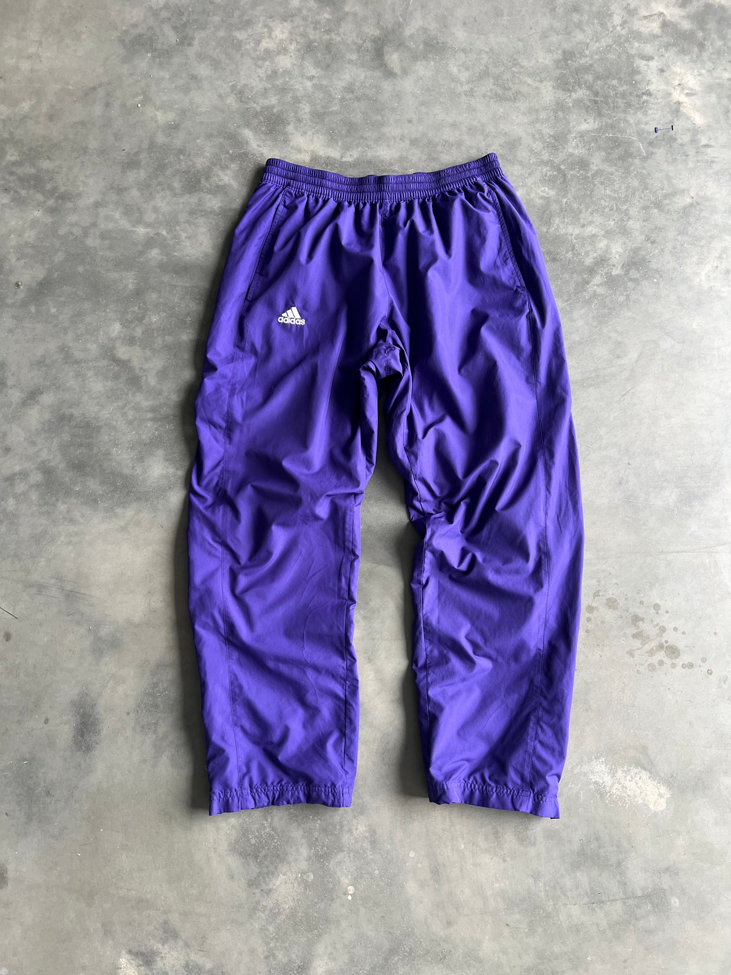 Vintage Purple Adidas Track Pants - L