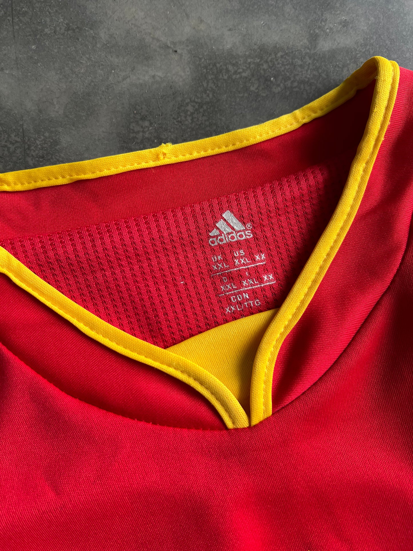 Vintage Red Uganda Adidas Soccer Jersey - XXL