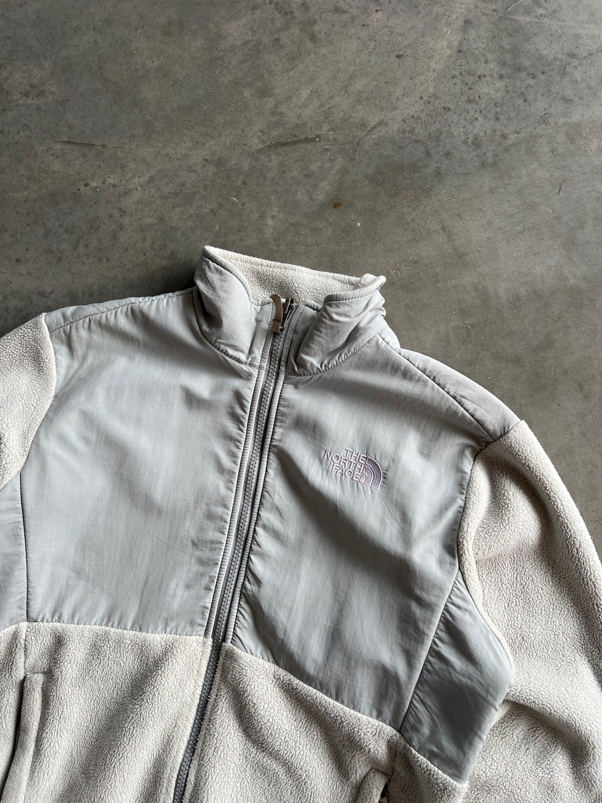 Vintage Light Blue The North Face Fleece - S