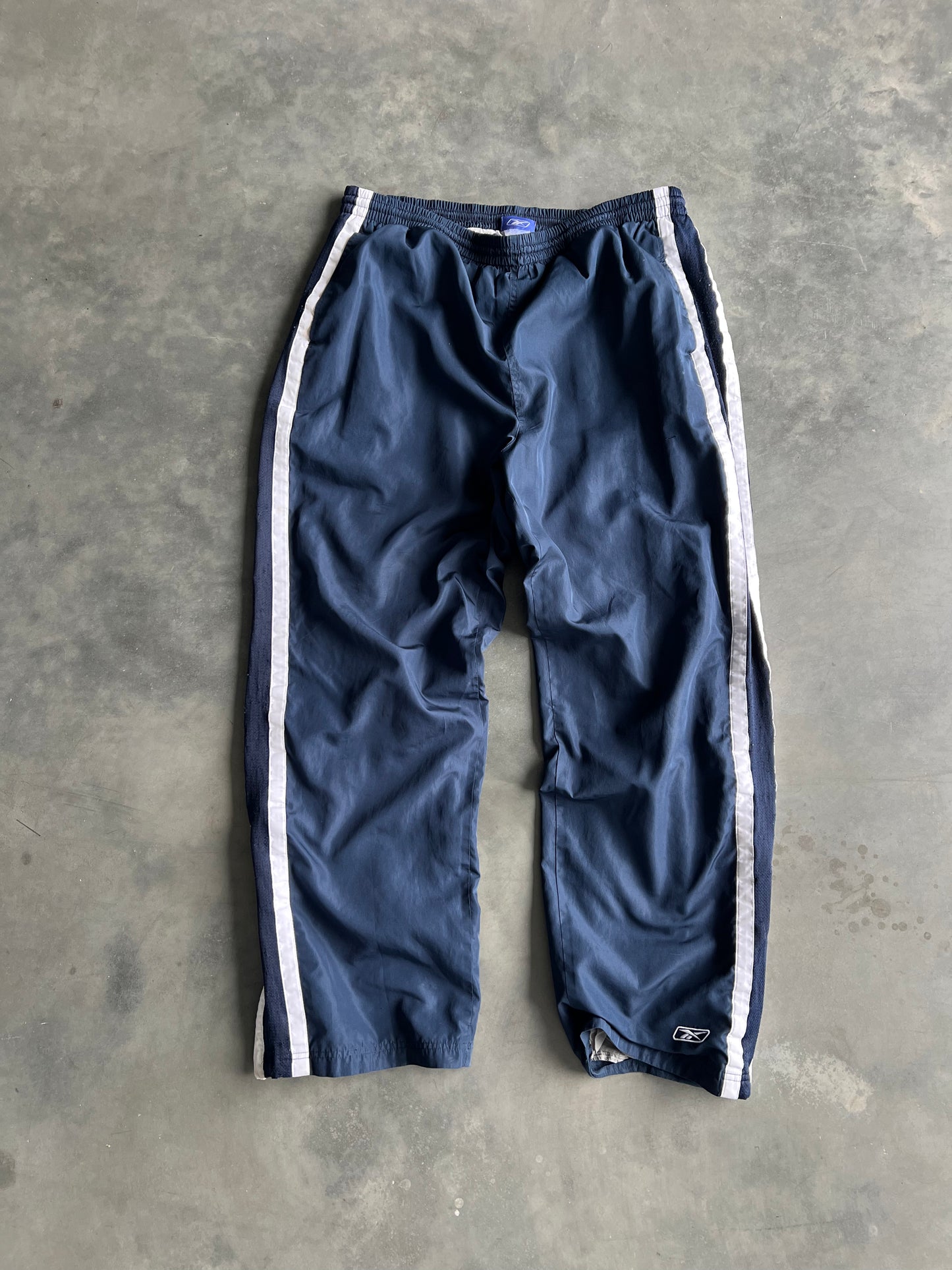 Vintage Blue Reebok Baggy Track Pants - XL
