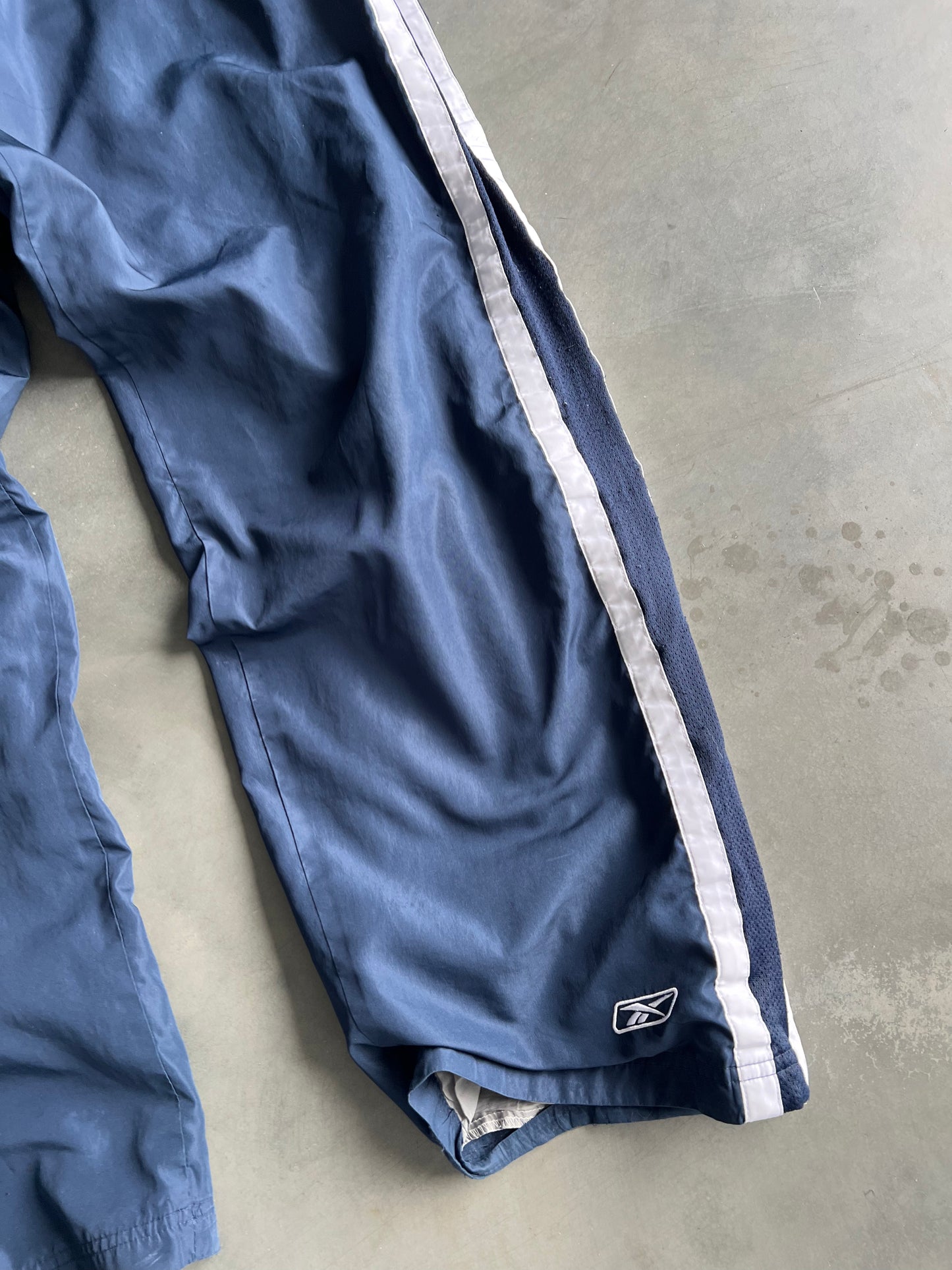 Vintage Blue Reebok Baggy Track Pants - XL