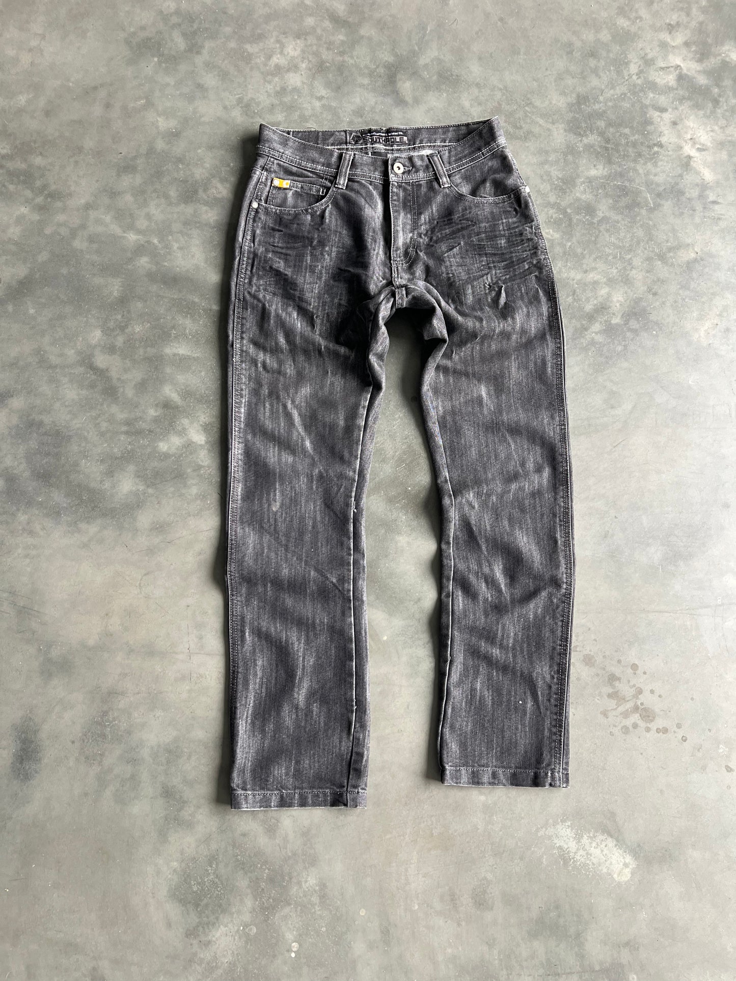 Vintage Black South Pole Baggy Jeans - 30x30