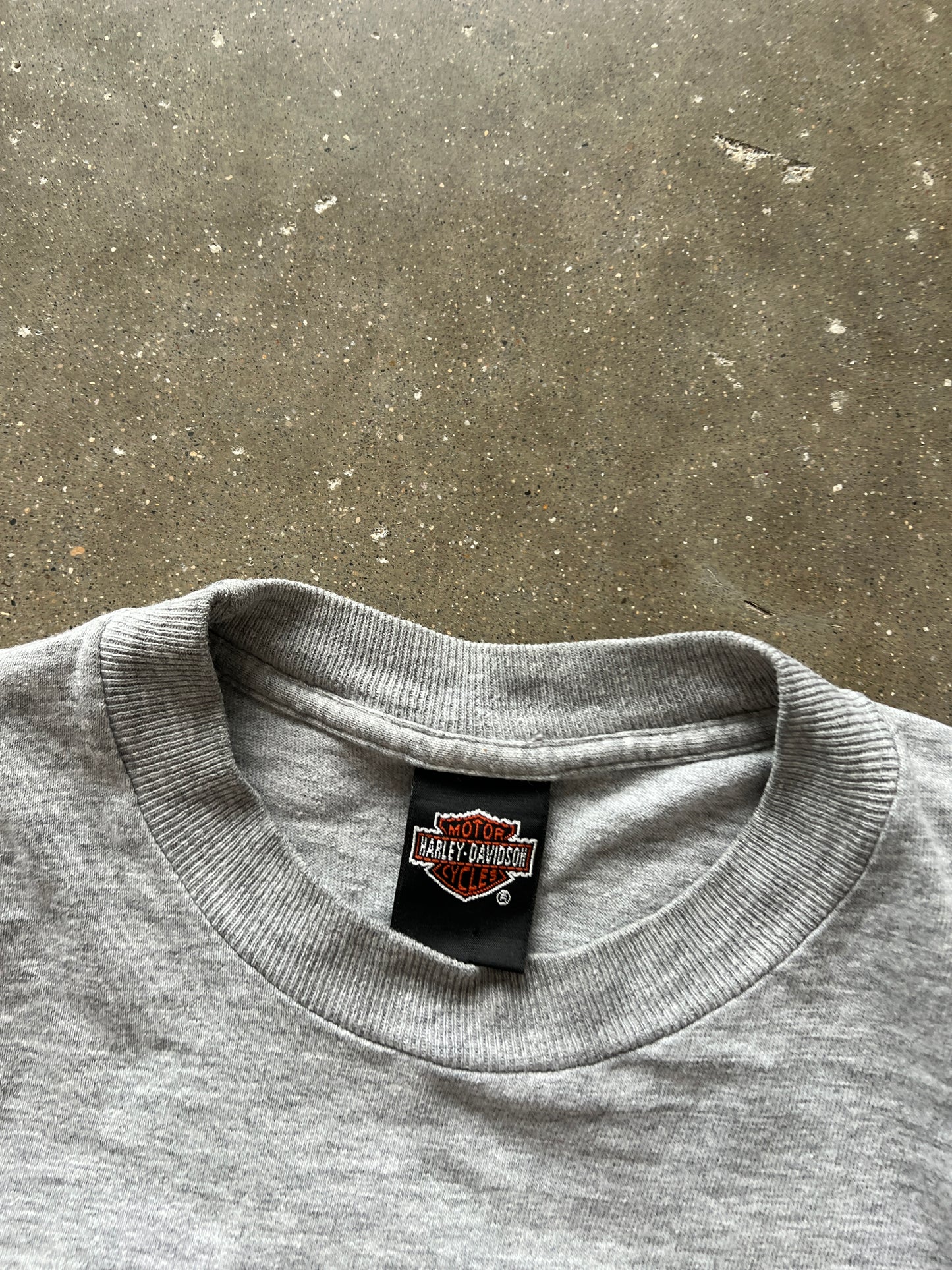 Vintage Grey Harley Davidson Shirt - S