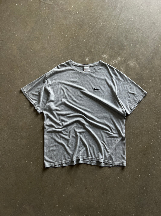 Vintage Grey Nike Swoosh Shirt - XL