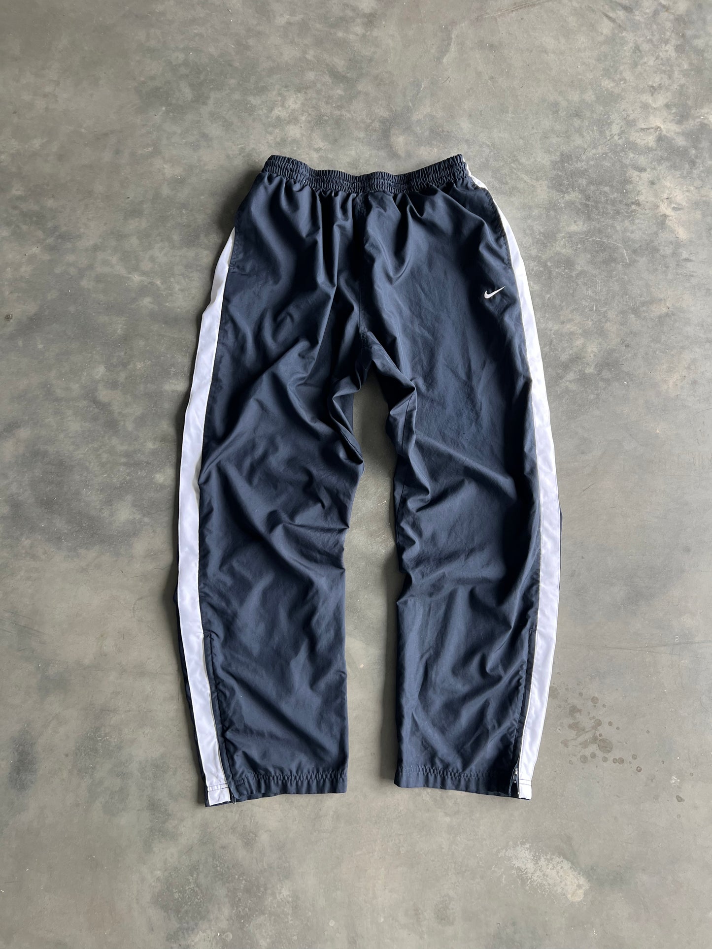 Vintage Black Nike Swoosh Track Pants - L