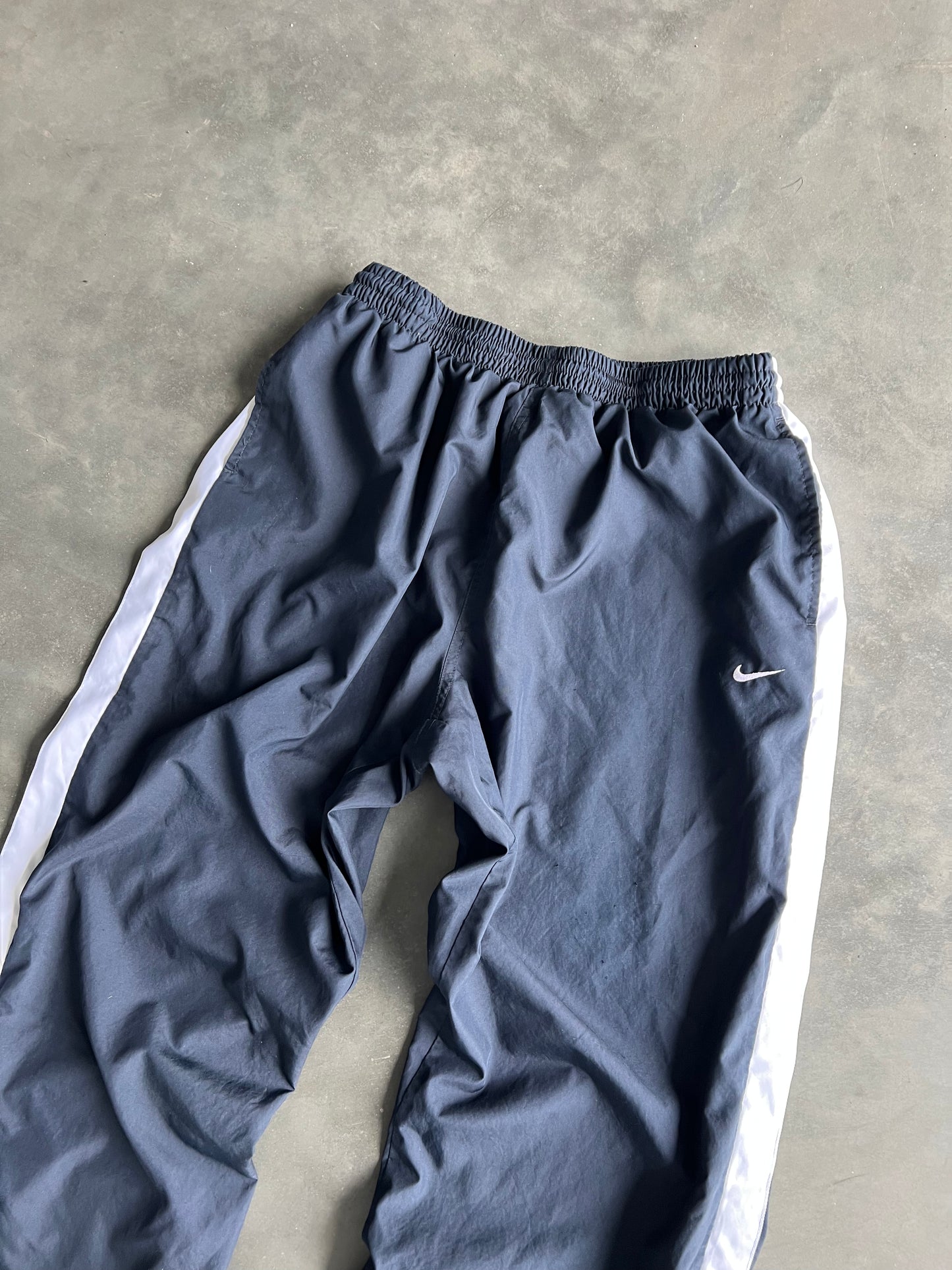 Vintage Black Nike Swoosh Track Pants - L