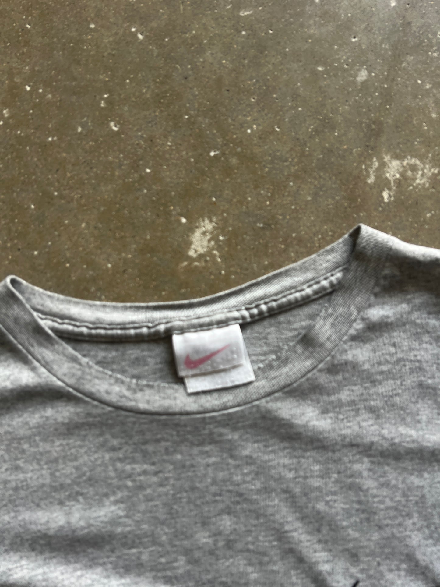 Vintage Grey Nike Swoosh Shirt - XL