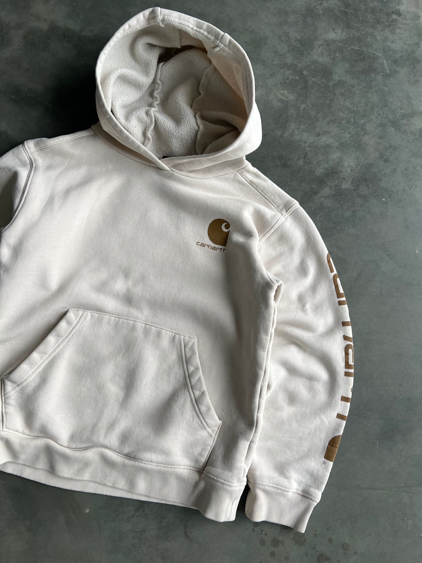 Vintage Cream Carhartt Hoodie - YM