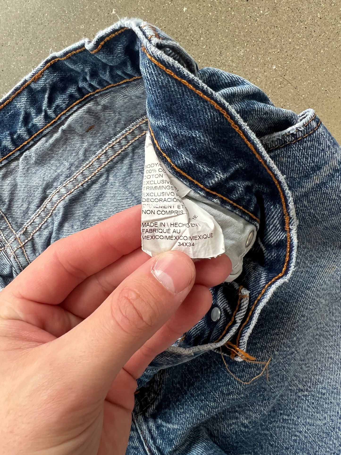Vintage Denim Blue Dickies Pants - 34