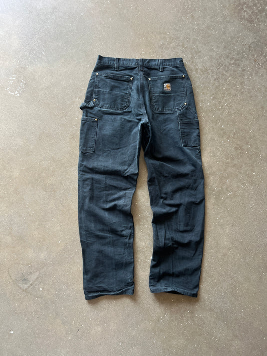 Vintage Black Carhartt Double Knee Pants - 34x34