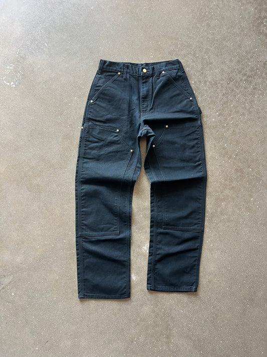 Vintage Black Carhartt Double Knee Pants - 30x30