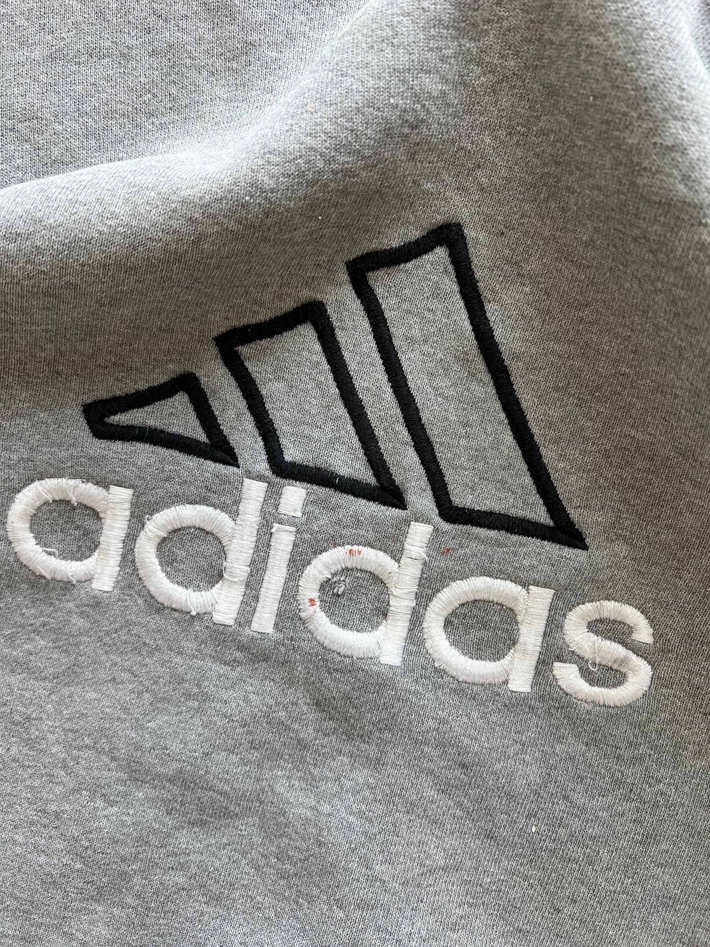 Vintage Adidas Spellout Crew - XL