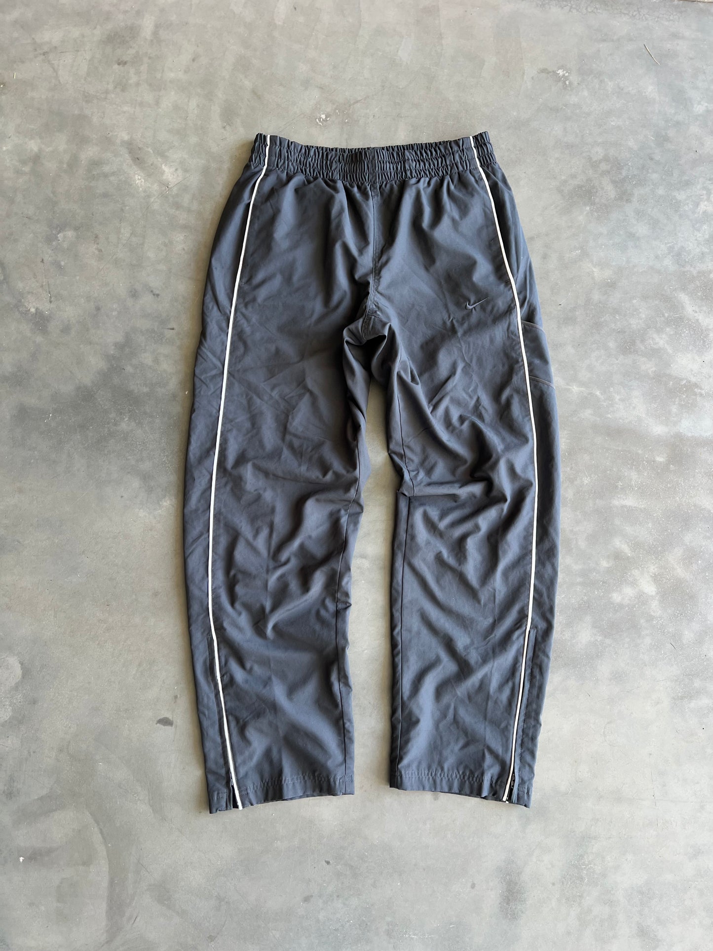 Vintage Black Nike Swoosh Track Pants - M