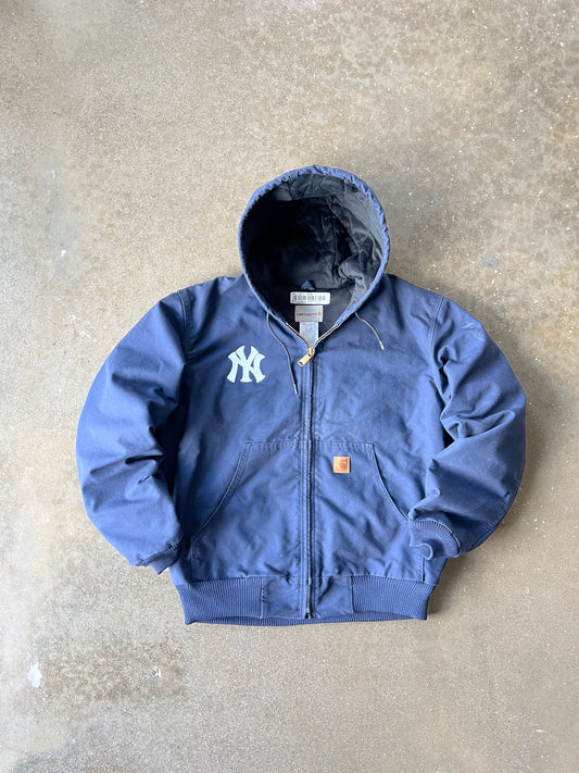 Vintage Navy Blue NY Carhartt Jacket - L