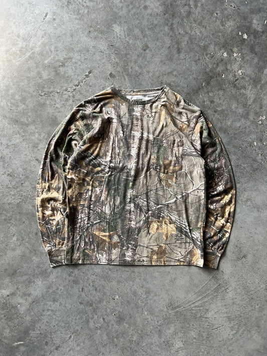 Vintage Real Tree Camo Longsleeve Shirt - M