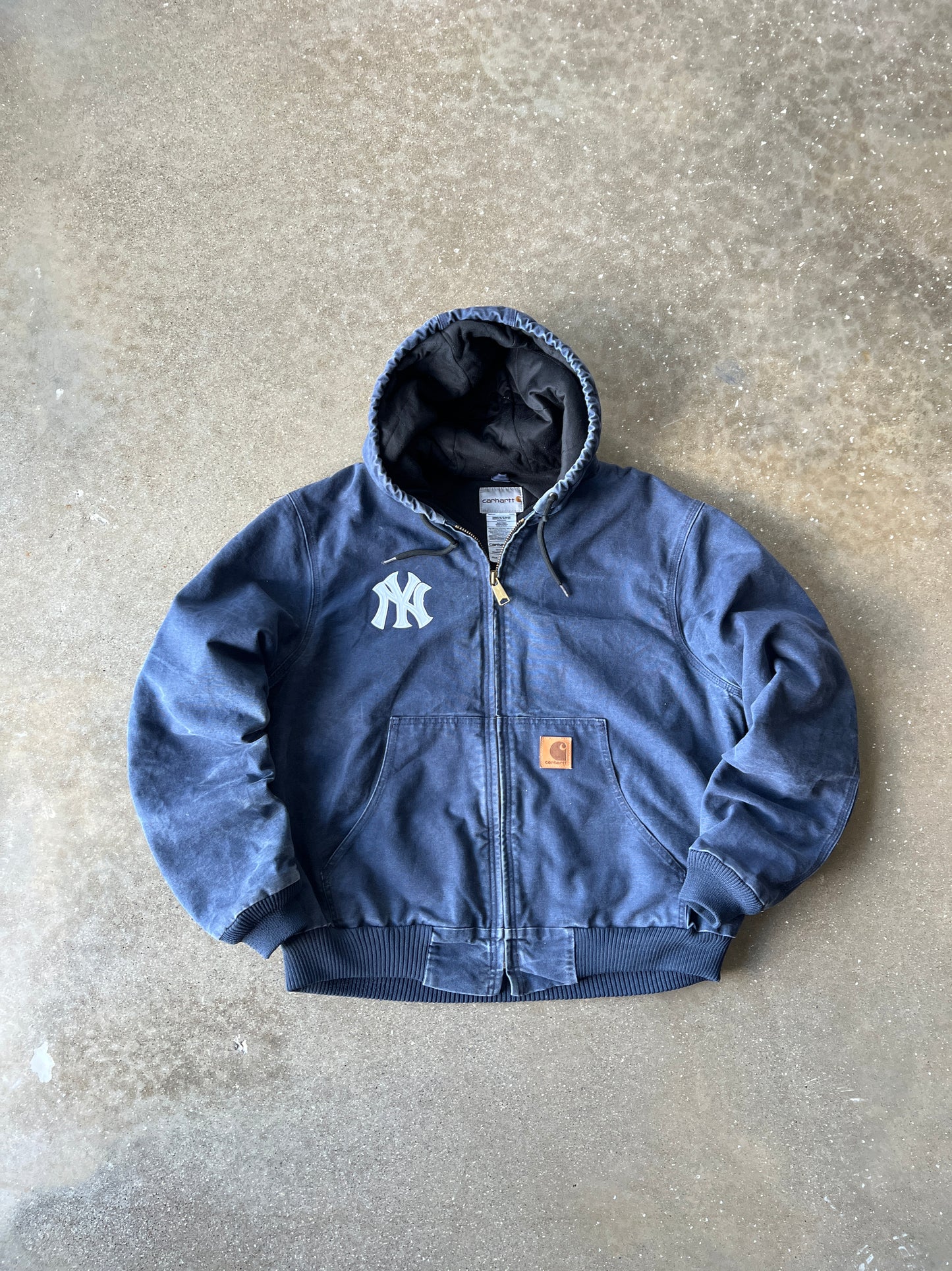 Vintage Navy Blue NY Carhartt Jacket - L
