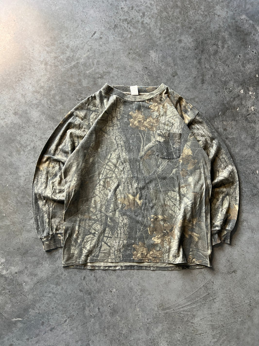 Vintage Faded Real Tree Camo Shirt - XL