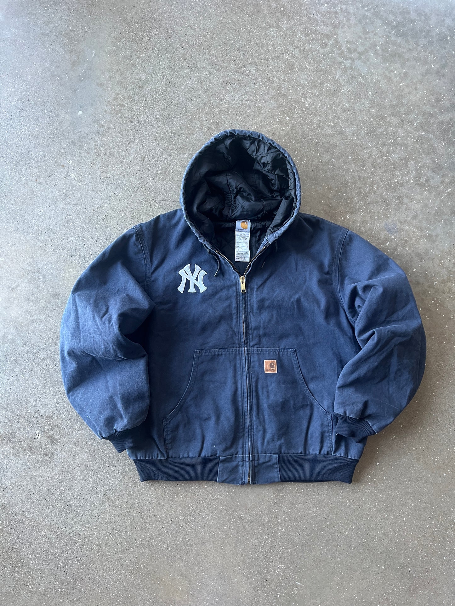 Vintage Navy Blue NY Carhartt Jacket - XL
