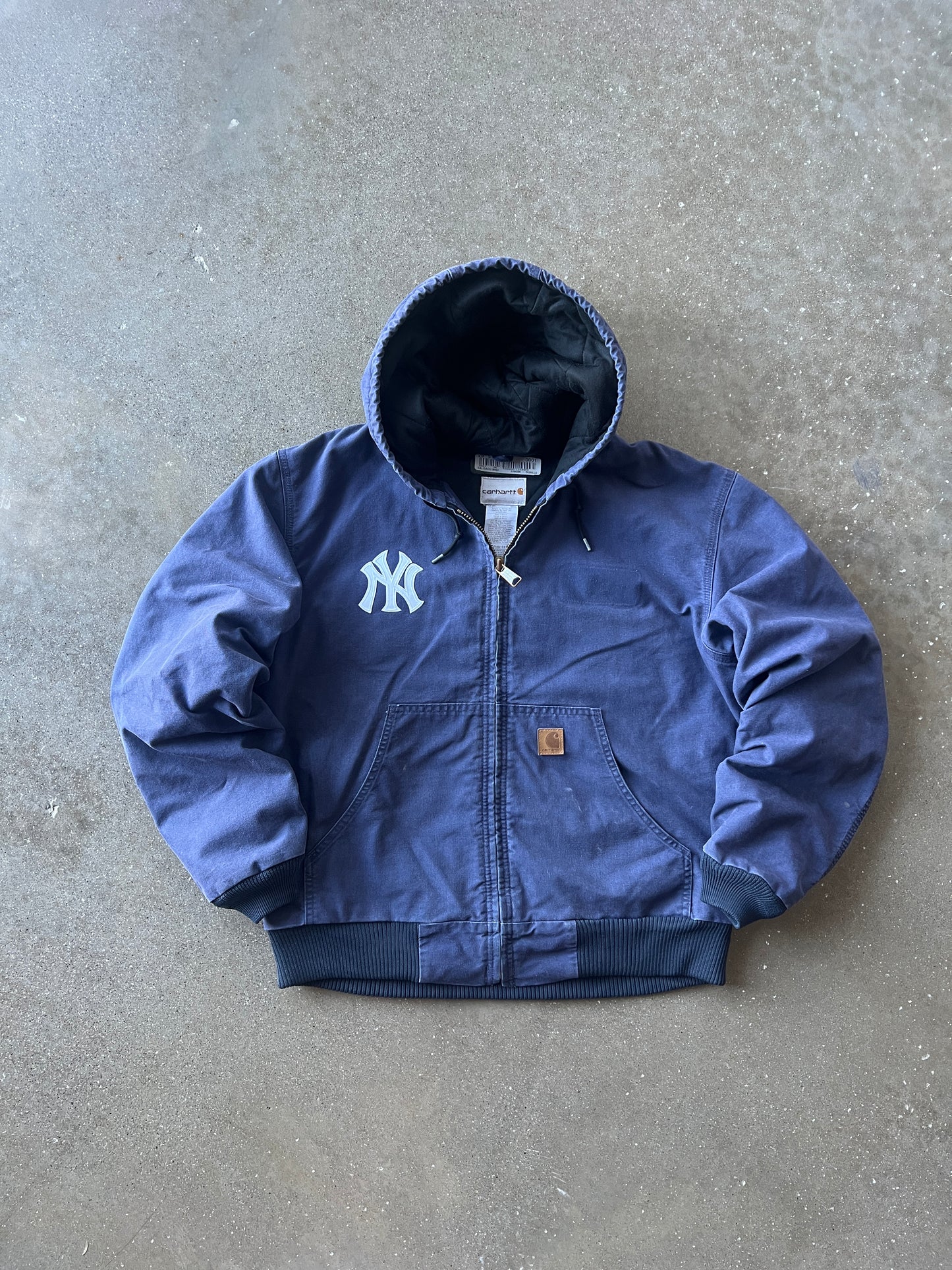 Vintage Navy Blue NY Carhartt Jacket - L