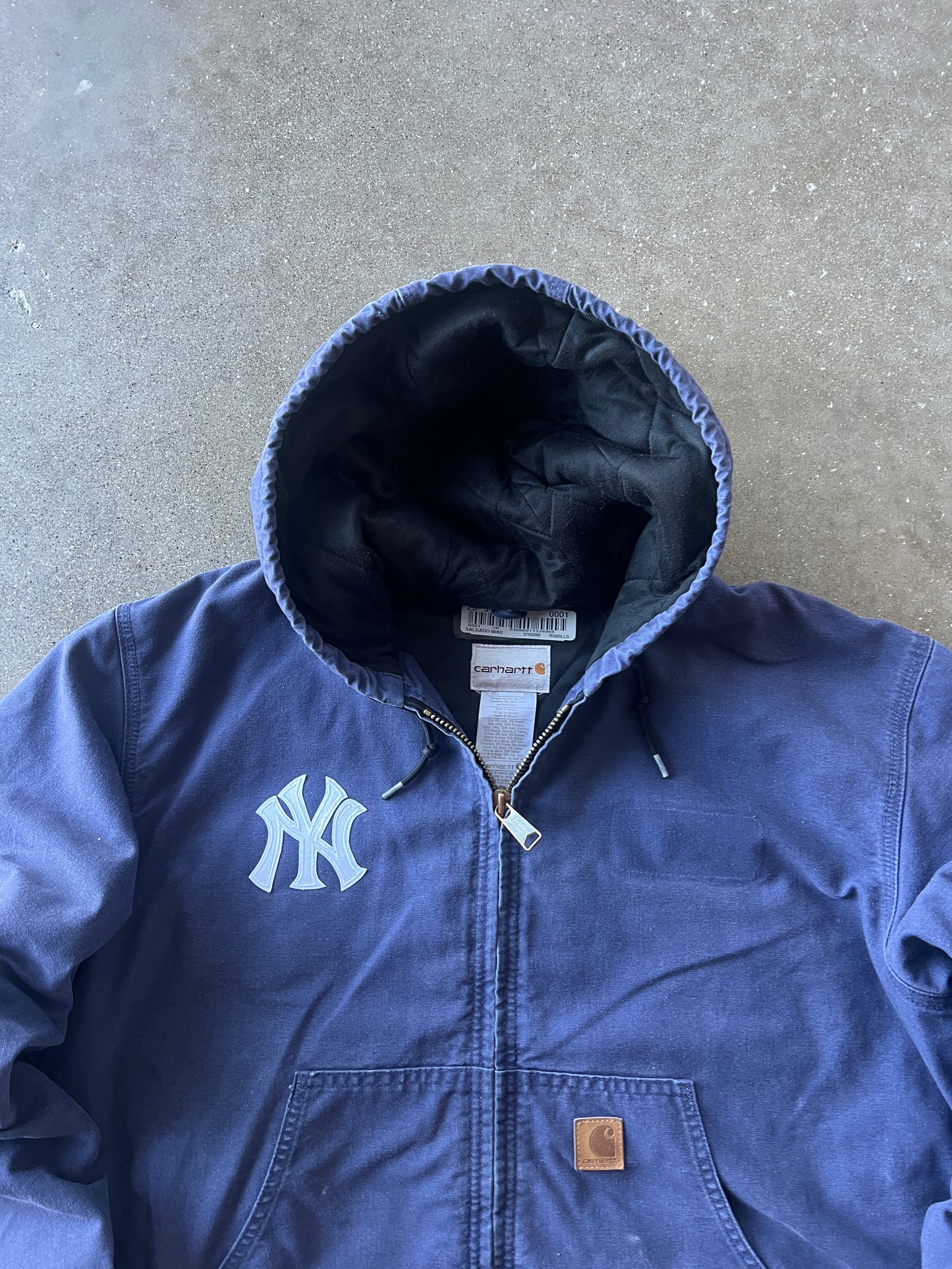 Vintage Navy Blue NY Carhartt Jacket - L