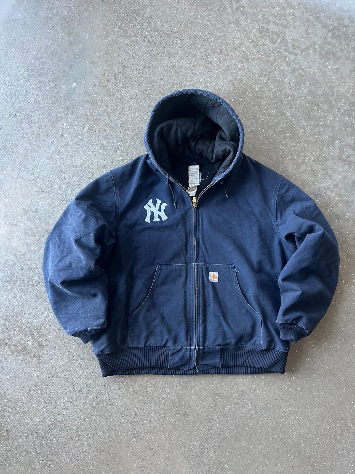 Vintage Navy Blue NY Carhartt Jacket - XL
