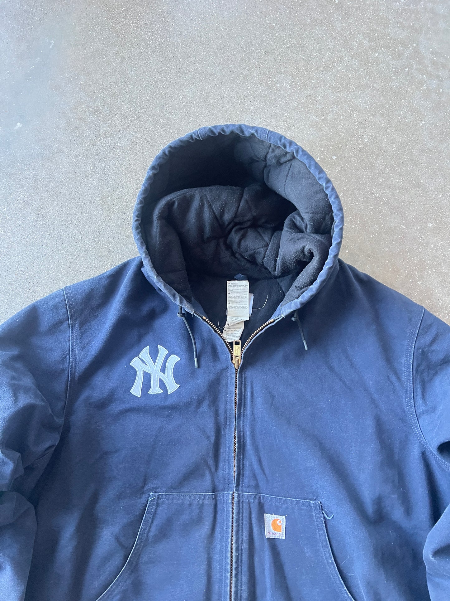 Vintage Navy Blue NY Carhartt Jacket - XL