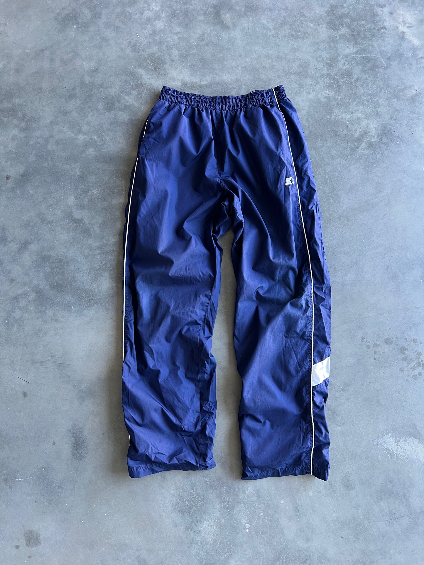 Vintage Navy Blue Starter Track Pants - XS