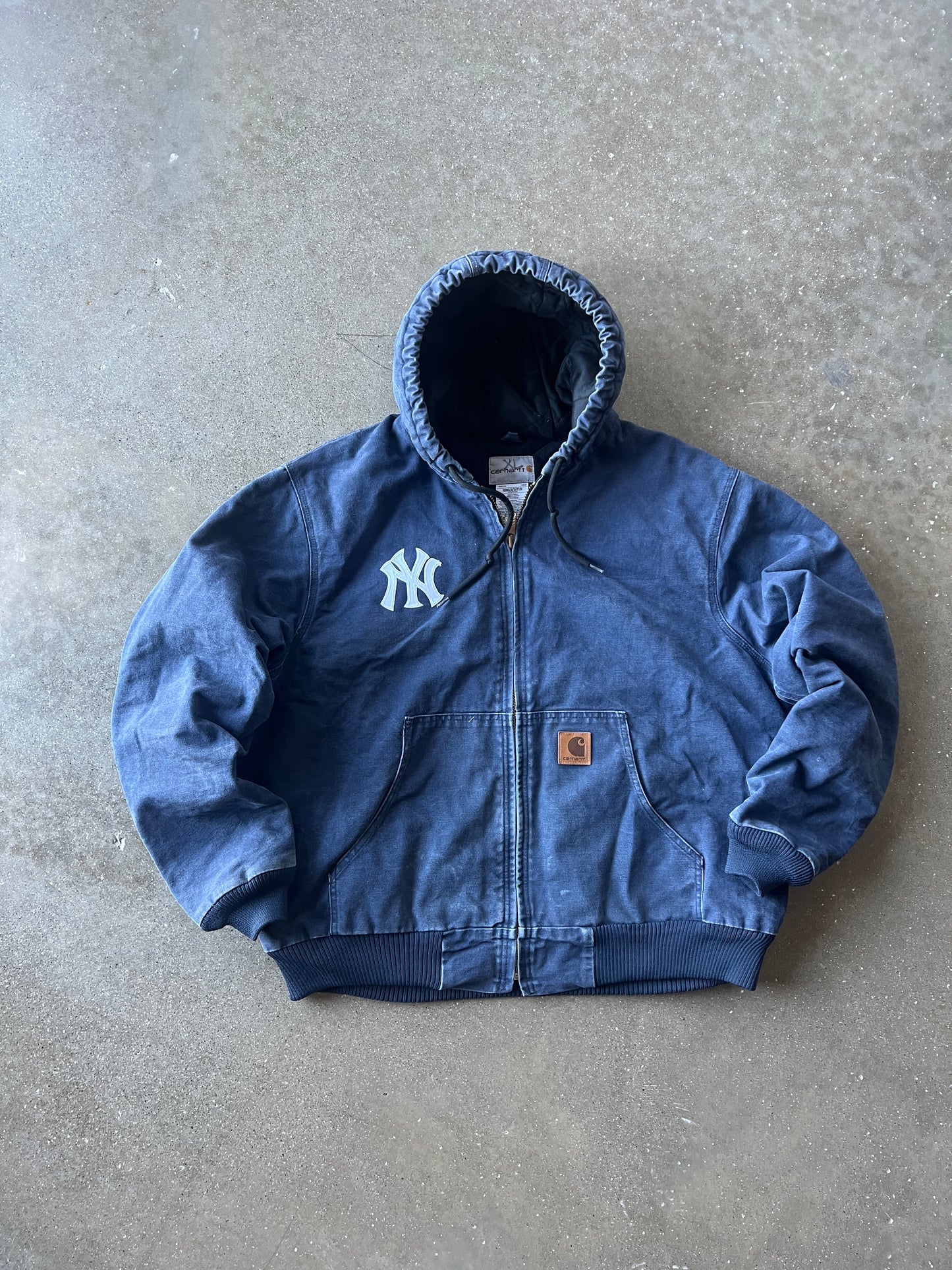 Vintage Navy Blue NY Carhartt Jacket - XL