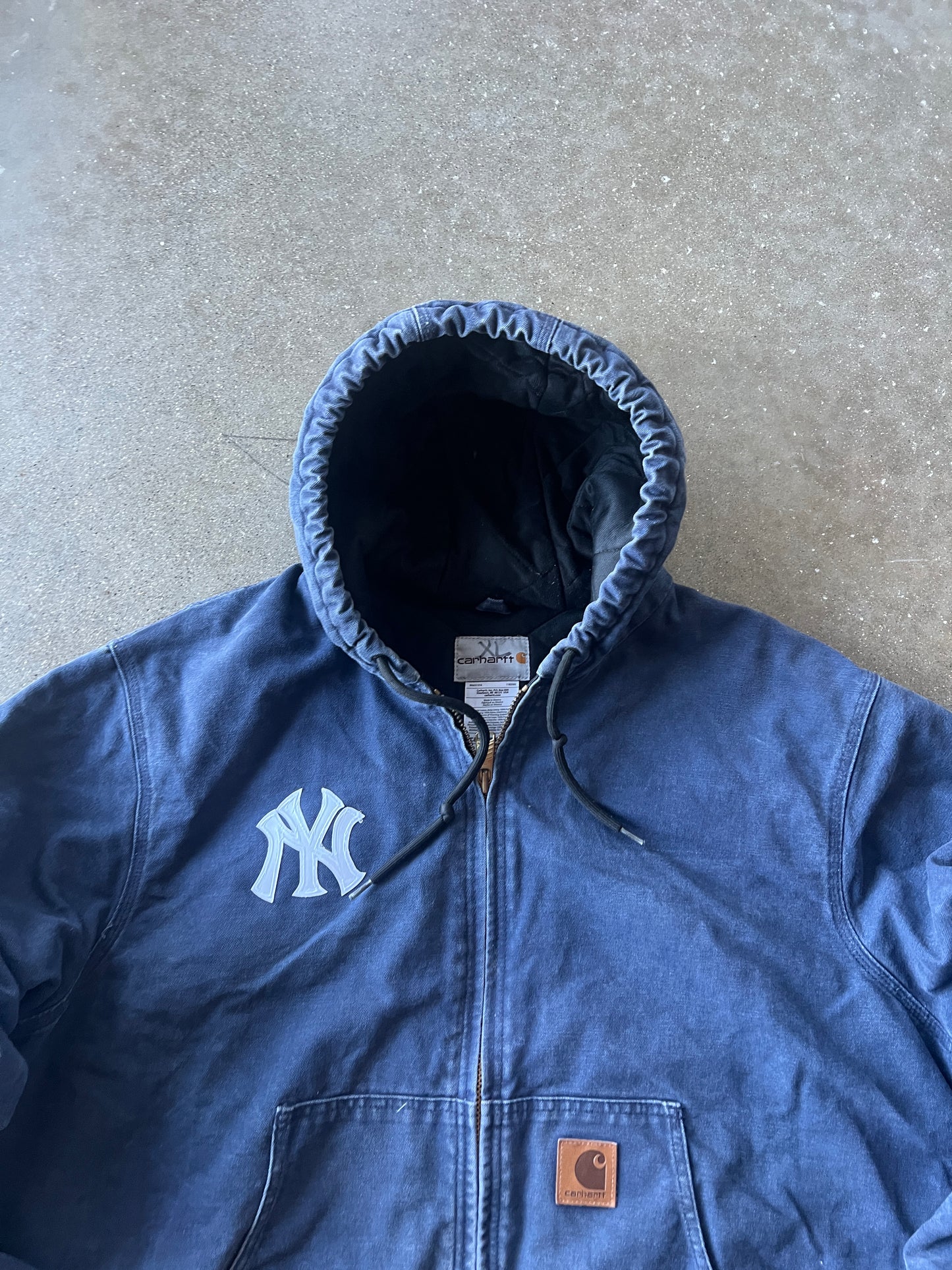 Vintage Navy Blue NY Carhartt Jacket - XL