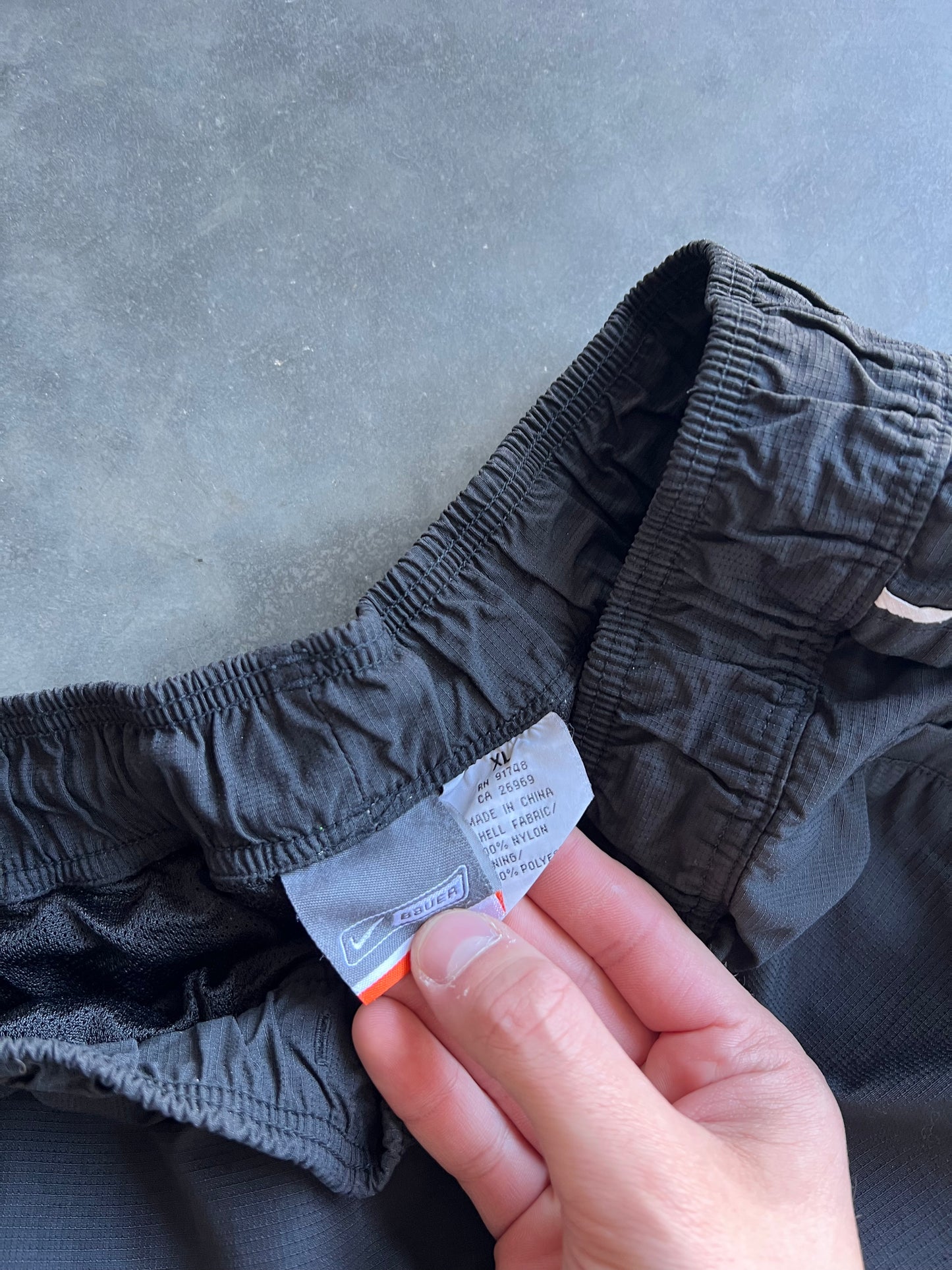 Vintage Black Nike Baure Track Pants - XL