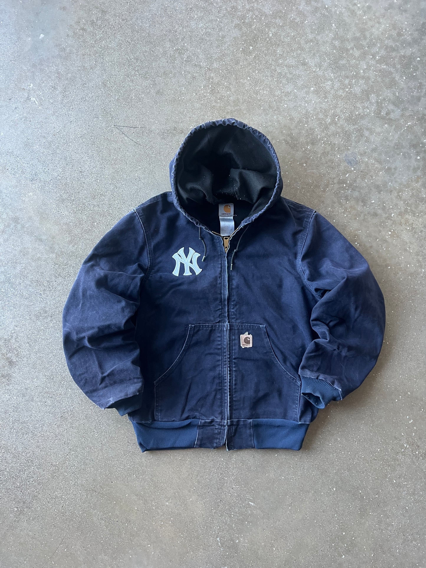 Vintage Navy Blue NY Carhartt Jacket - M