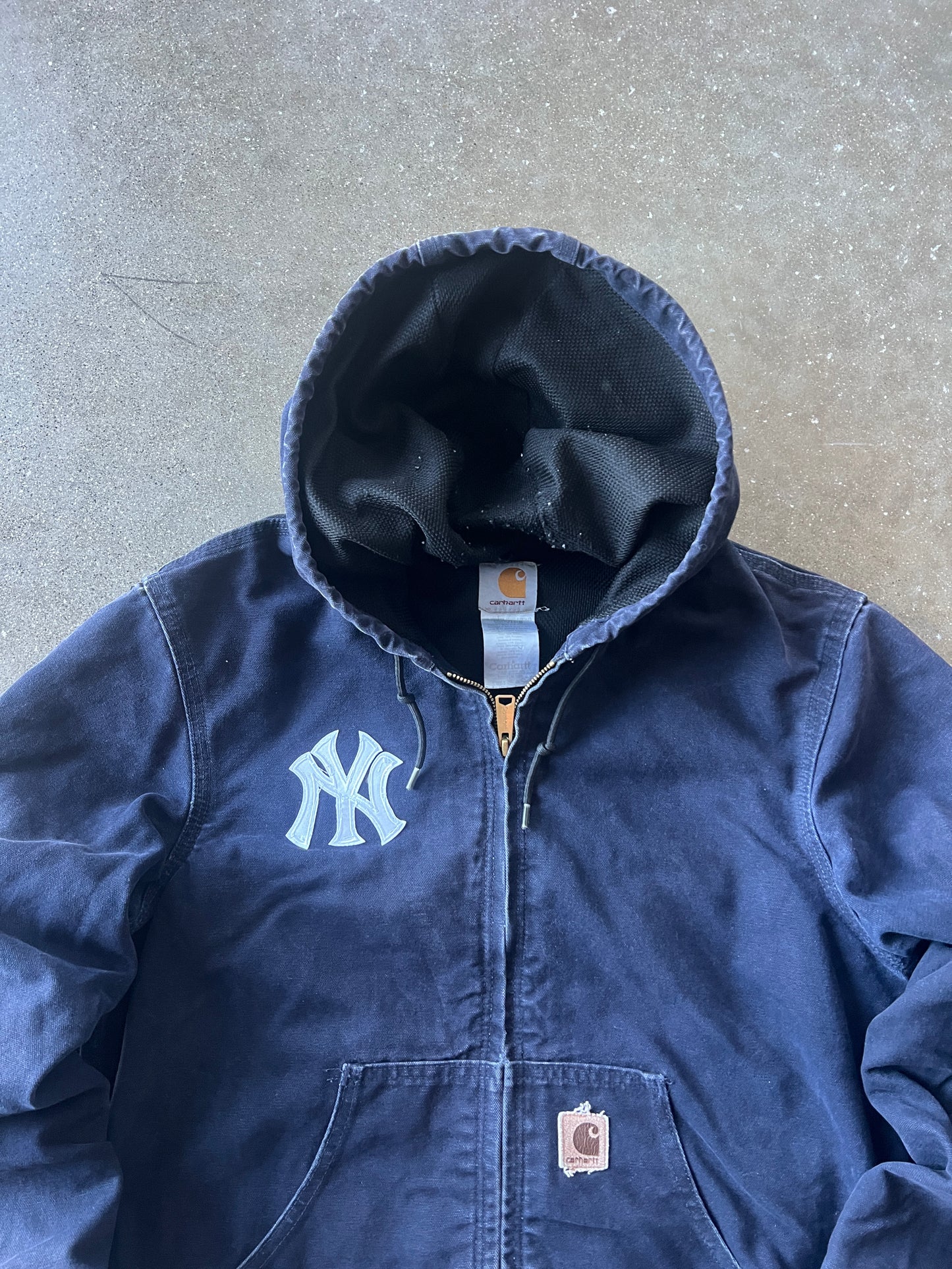 Vintage Navy Blue NY Carhartt Jacket - M