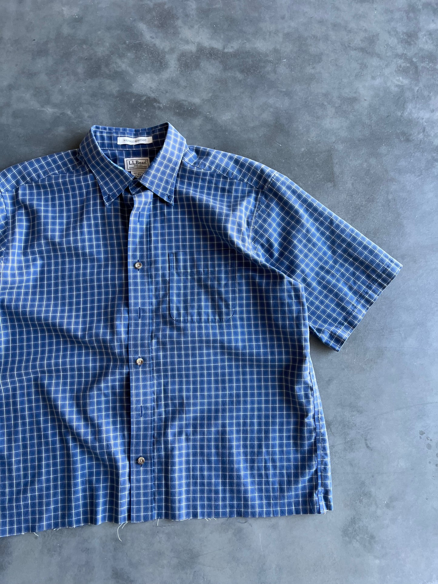 Vintage Blue L.L. Bean Button Up - L