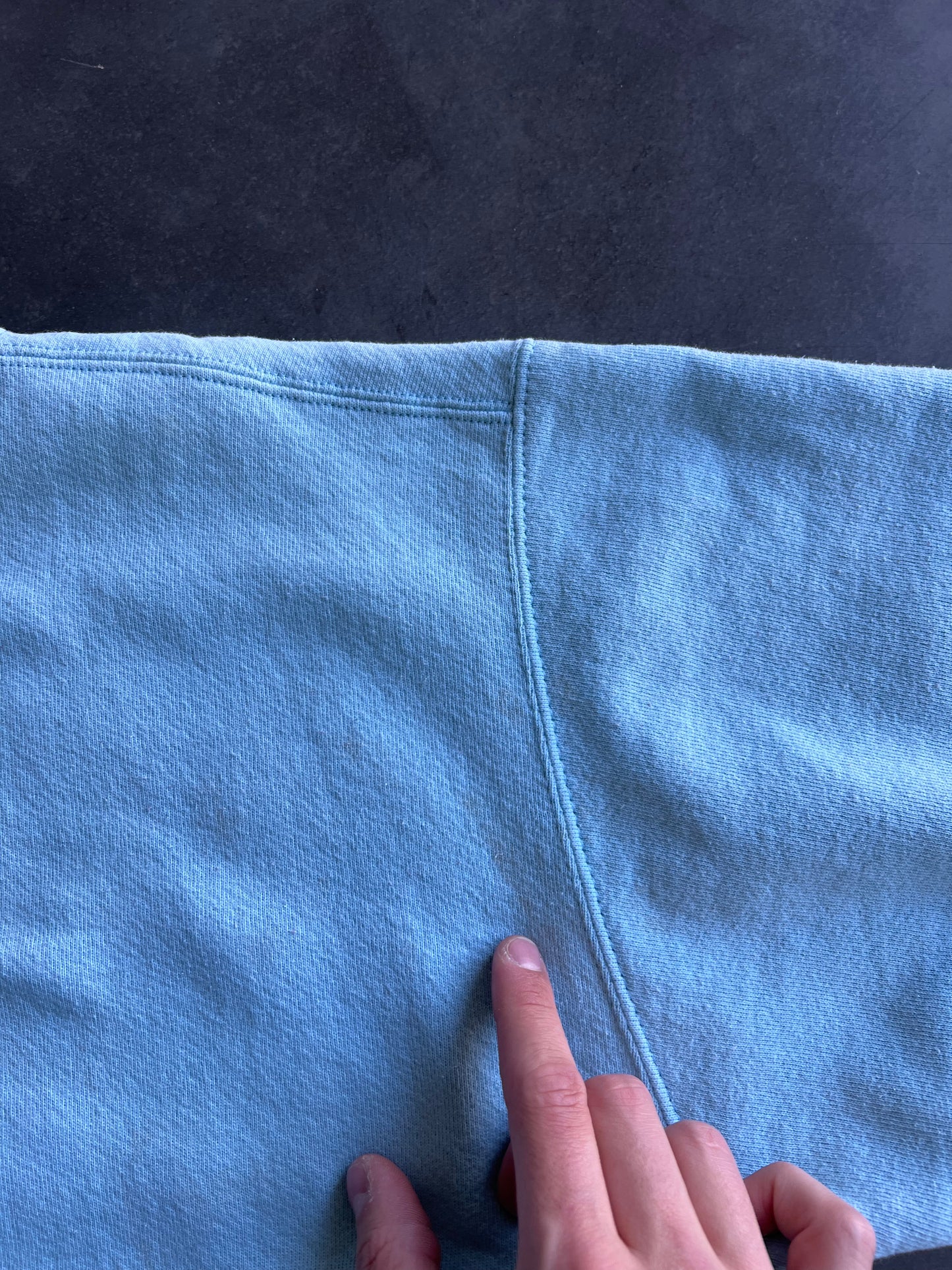 Vintage Sky Blue Nike Spellout Crew - M