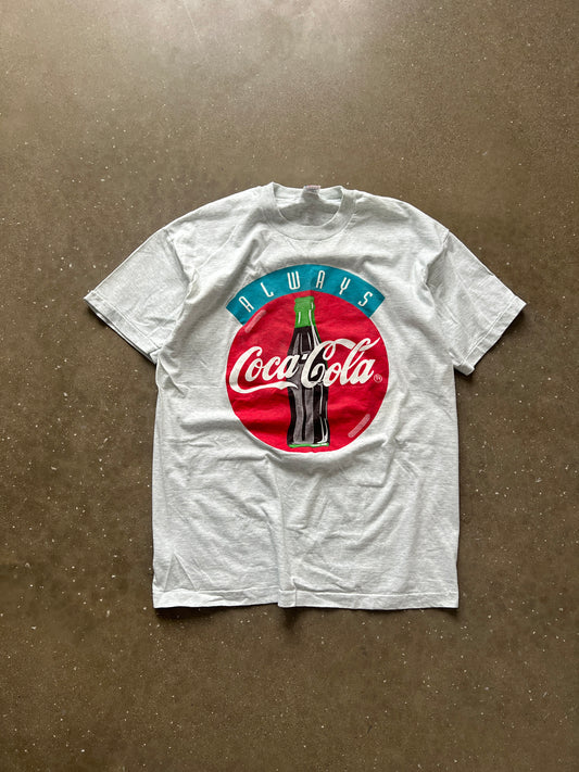 Vintage White Coca-Cola Shirt - XL